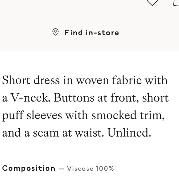 H&M Floral Print Puff Sleeve Mini Dress - Picture 6 of 6